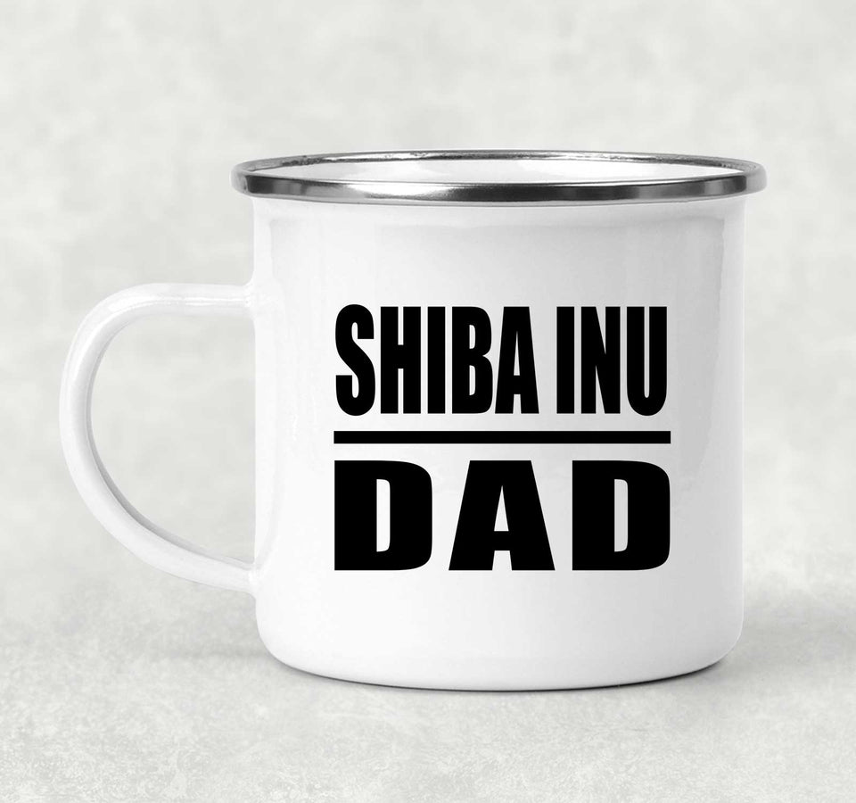 Shiba Inu Dad - 12oz Camping Mug