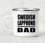 Swedish Lapphund Dad - 12oz Camping Mug