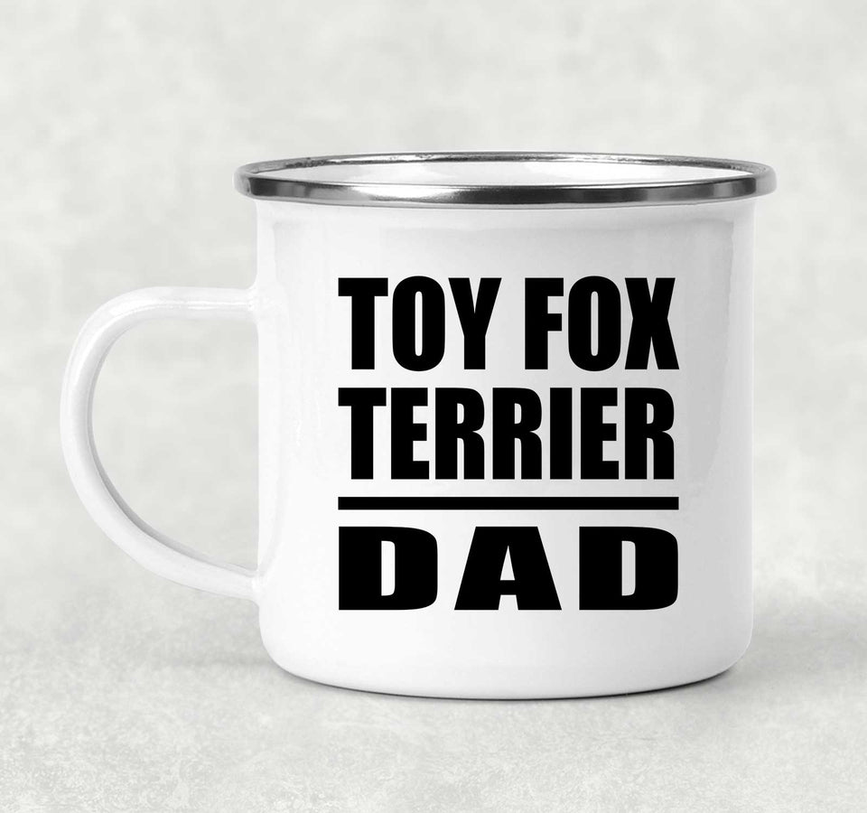 Toy Fox Terrier Dad - 12oz Camping Mug
