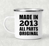 11th Birthday Made in 2013 All Parts Original - 12oz Camping Mug