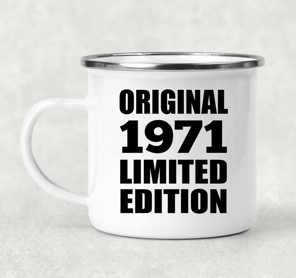 53rd Birthday Original 1971 Limited Edition - 12oz Camping Mug