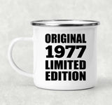 47th Birthday Original 1977 Limited Edition - 12oz Camping Mug
