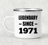 53rd Birthday Legendary Since 1971 - 12oz Camping Mug