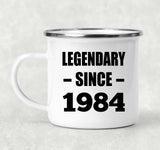 40th Birthday Legendary Since 1984 - 12oz Camping Mug