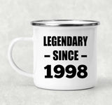 26th Birthday Legendary Since 1998 - 12oz Camping Mug