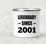 23rd Birthday Legendary Since 2001 - 12oz Camping Mug