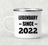 2nd Birthday Legendary Since 2022 - 12oz Camping Mug