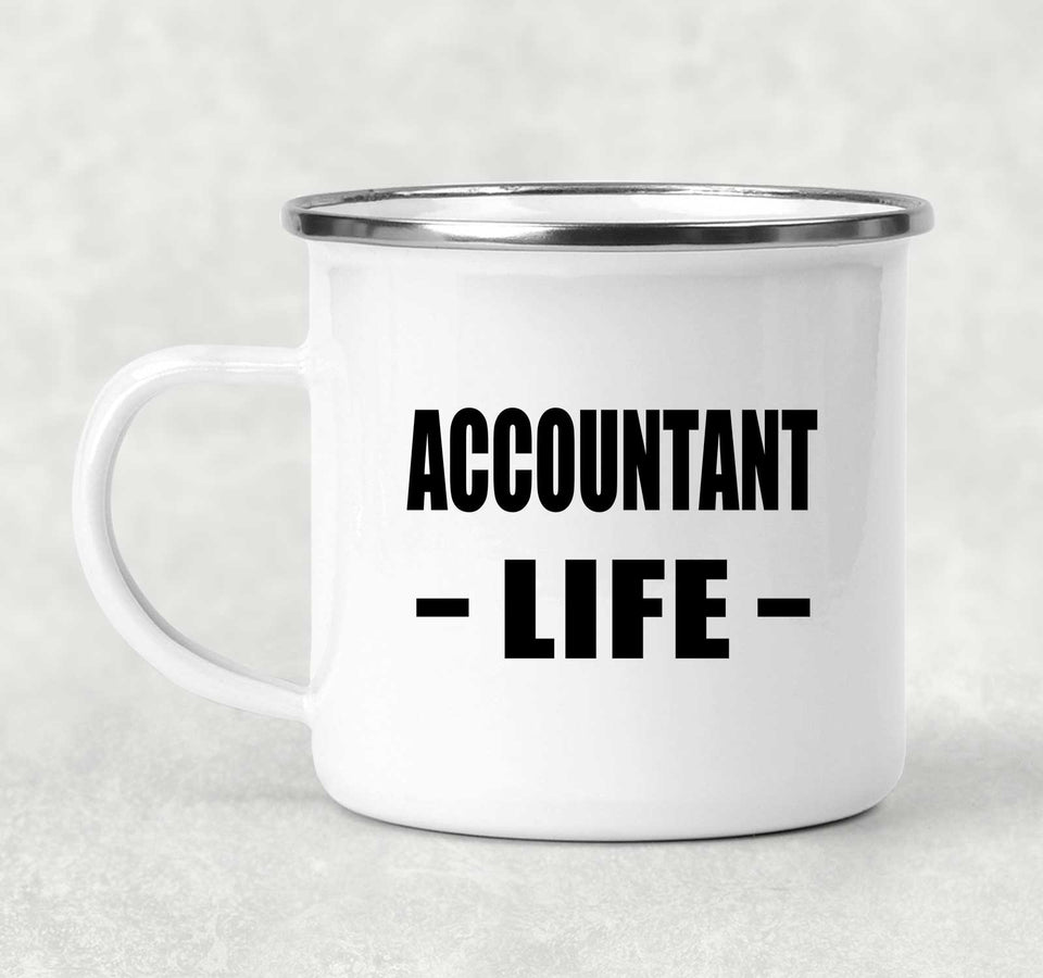Accountant Life - 12oz Camping Mug