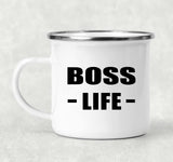 Boss Life - 12oz Camping Mug