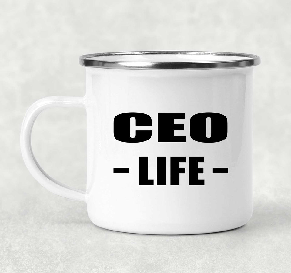 CEO Life - 12oz Camping Mug