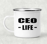 CEO Life - 12oz Camping Mug