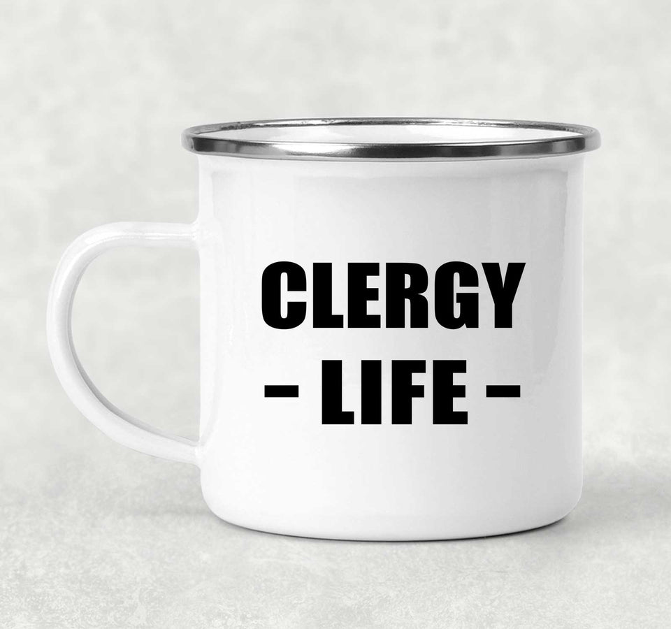 Clergy Life - 12oz Camping Mug