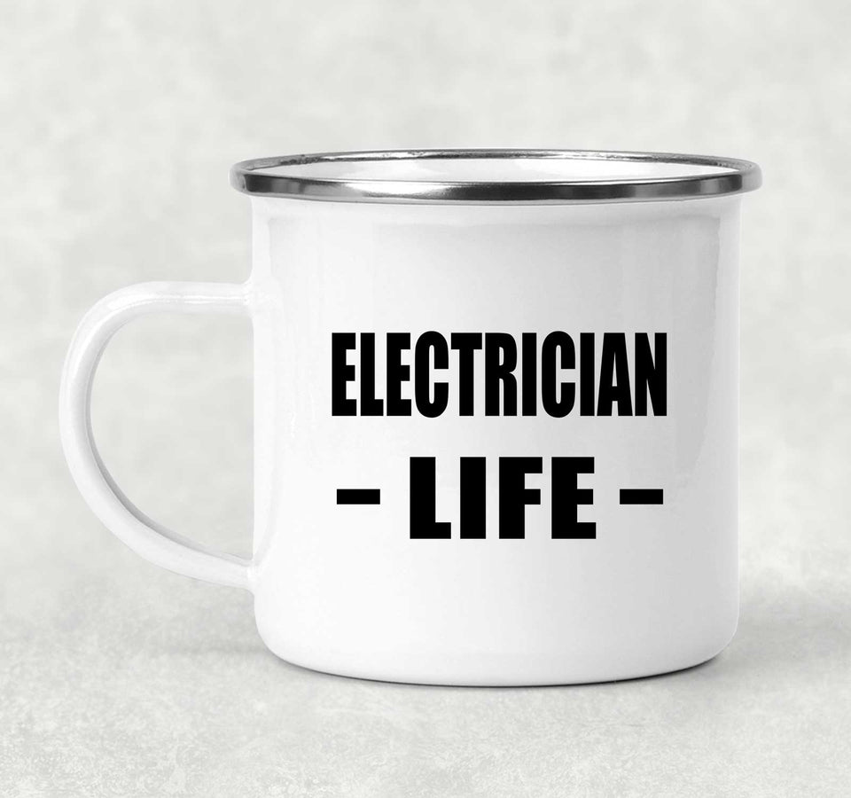 Electrician Life - 12oz Camping Mug