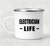 Electrician Life - 12oz Camping Mug