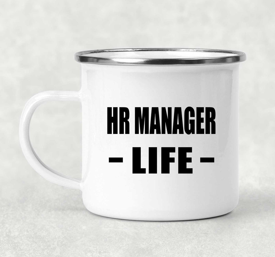 HR Manager Life - 12oz Camping Mug