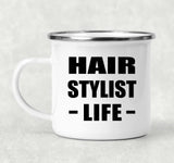 Hair Stylist Life - 12oz Camping Mug