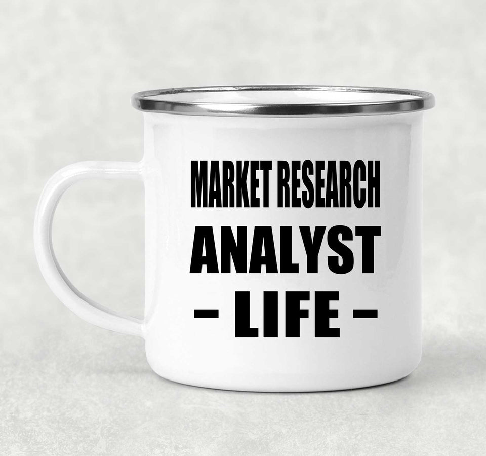 Market Research Analyst Life - 12oz Camping Mug