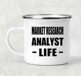 Market Research Analyst Life - 12oz Camping Mug