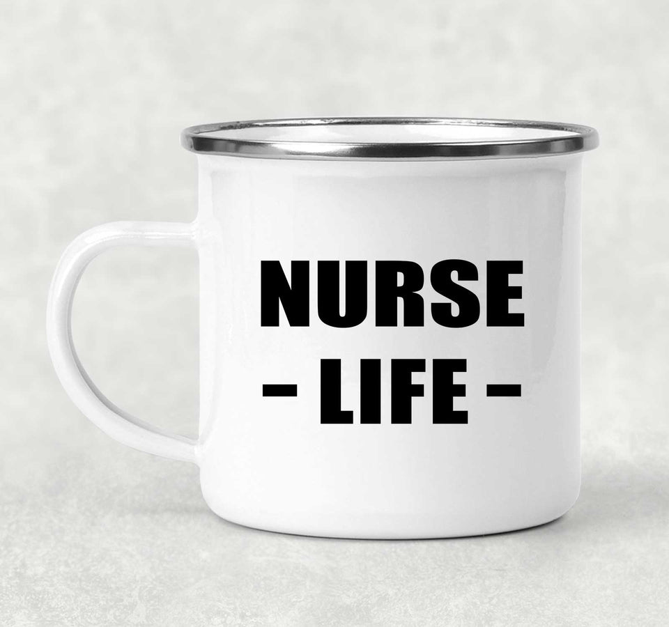 Nurse Life - 12oz Camping Mug