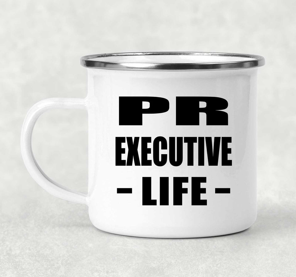 PR Executive Life - 12oz Camping Mug