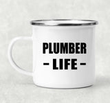 Plumber Life - 12oz Camping Mug
