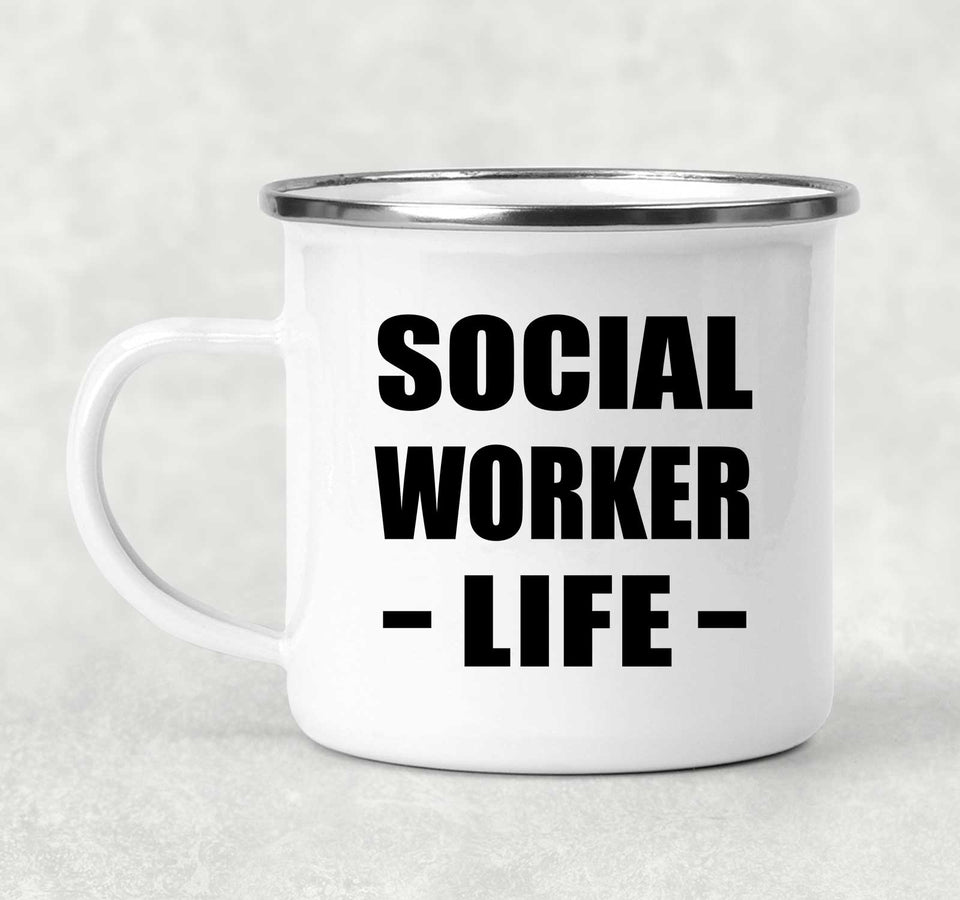 Social Worker Life - 12oz Camping Mug