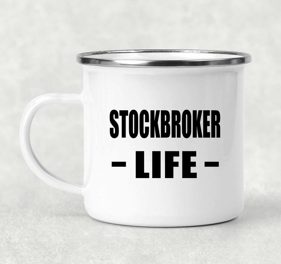 Stockbroker Life - 12oz Camping Mug