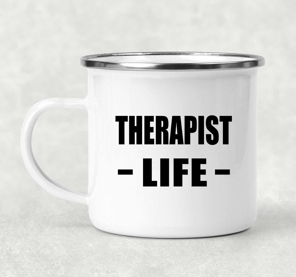 Therapist Life - 12oz Camping Mug