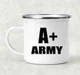 A+ Army - 12oz Camping Mug