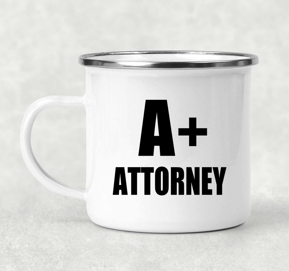 A+ Attorney - 12oz Camping Mug