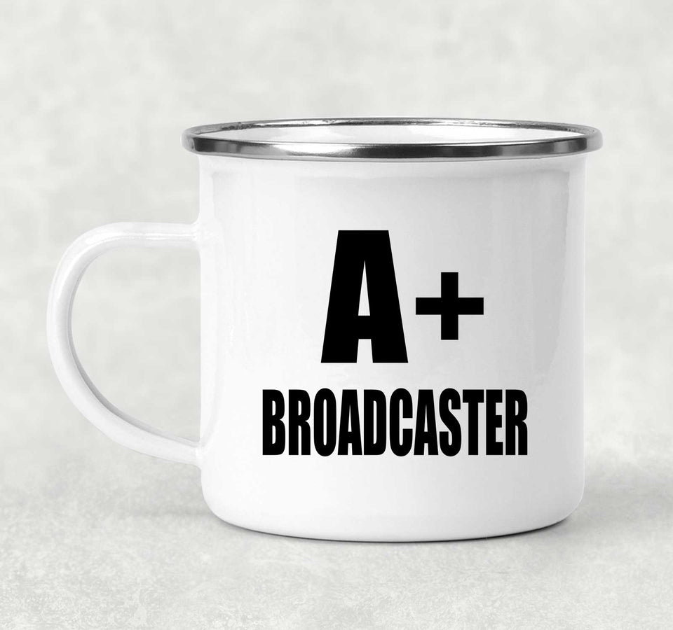 A+ Broadcaster - 12oz Camping Mug