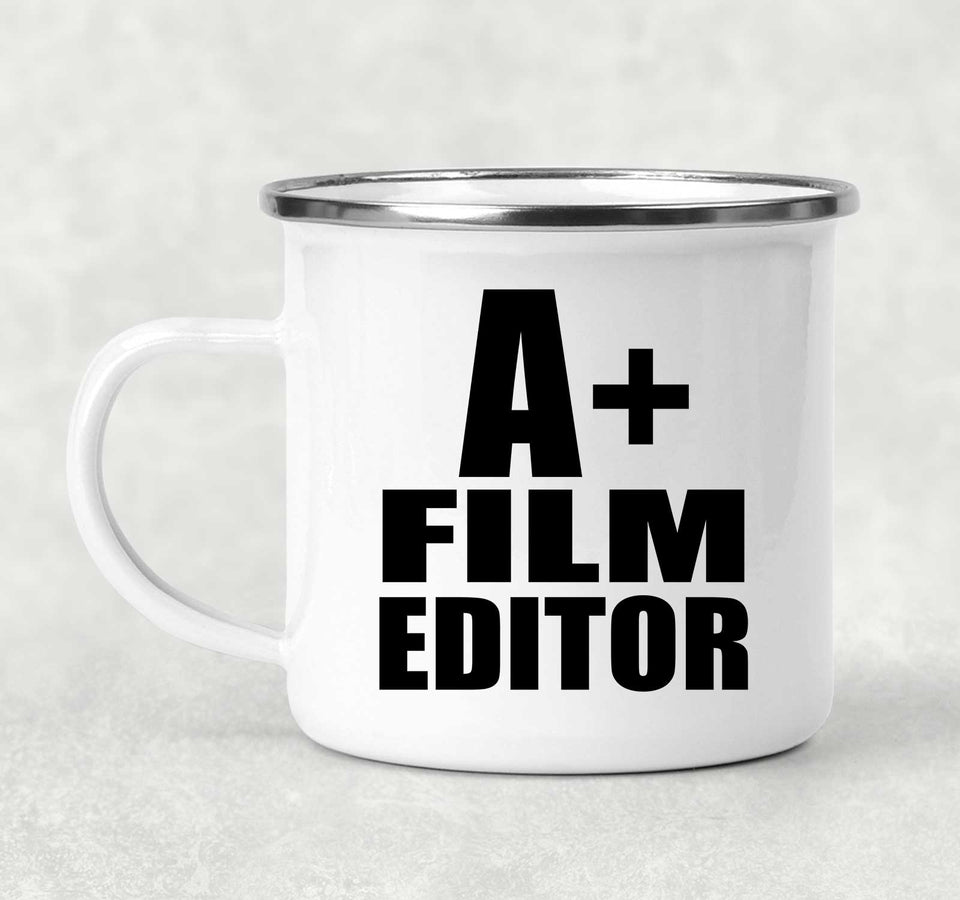A+ Film Editor - 12oz Camping Mug