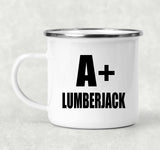 A+ Lumberjack - 12oz Camping Mug