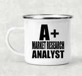 A+ Market Research Analyst - 12oz Camping Mug