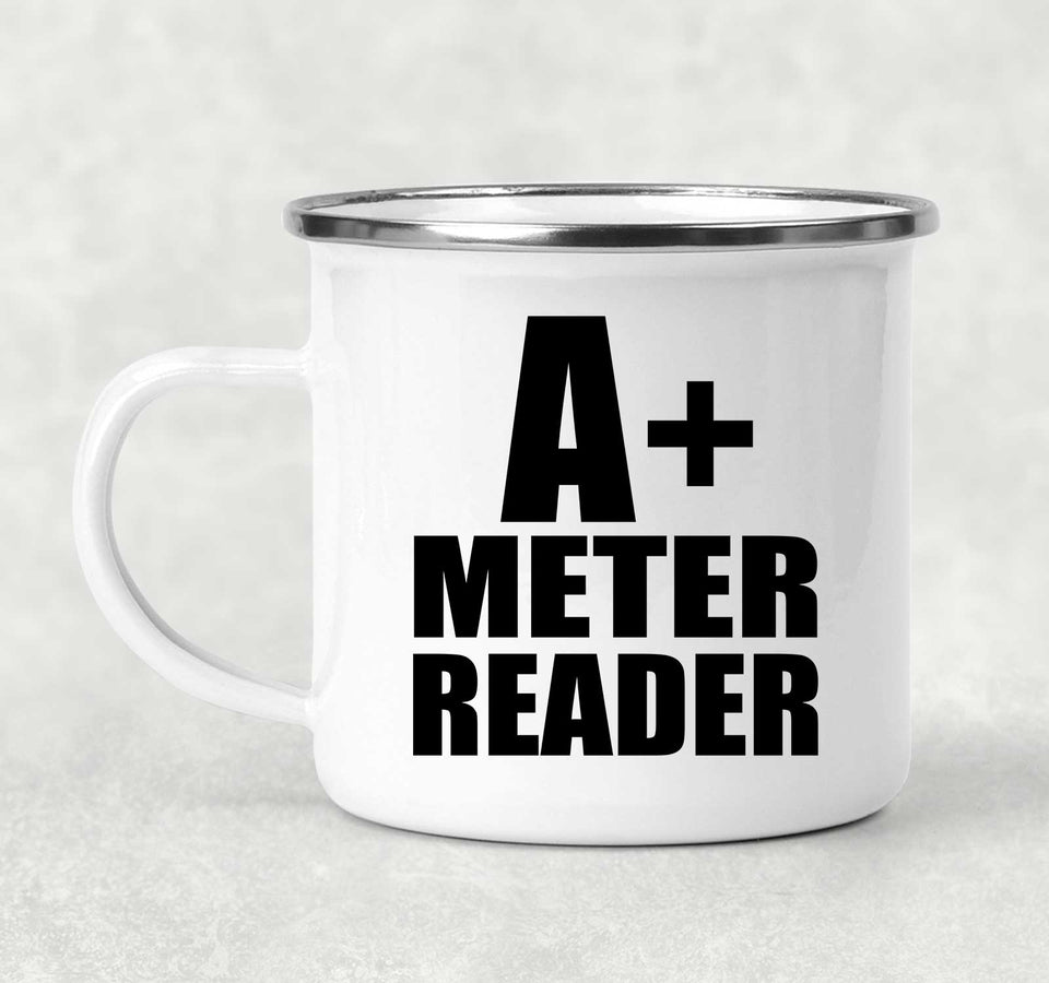 A+ Meter Reader - 12oz Camping Mug
