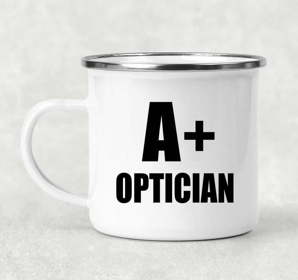 A+ Optician - 12oz Camping Mug