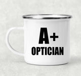 A+ Optician - 12oz Camping Mug