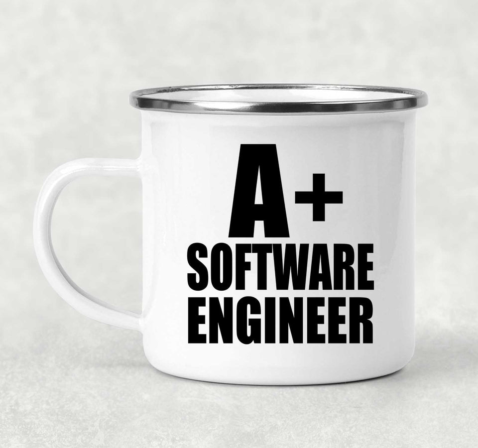 A+ Software Engineer - 12oz Camping Mug
