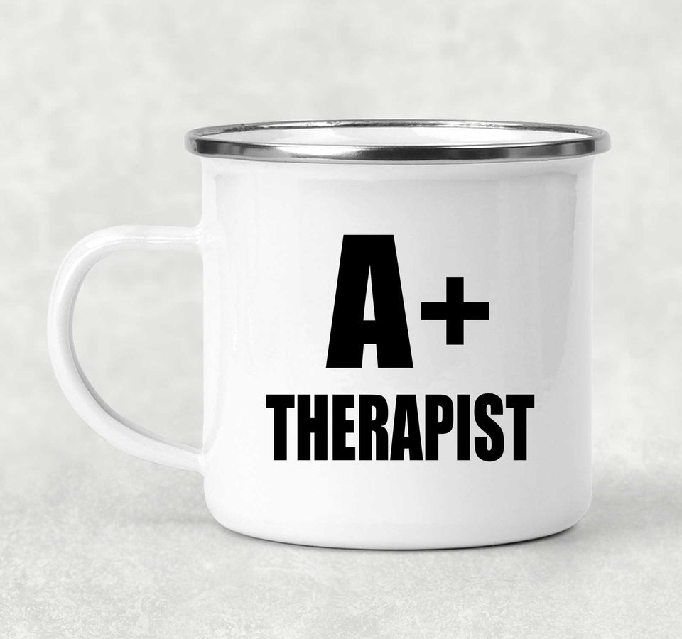 A+ Therapist - 12oz Camping Mug
