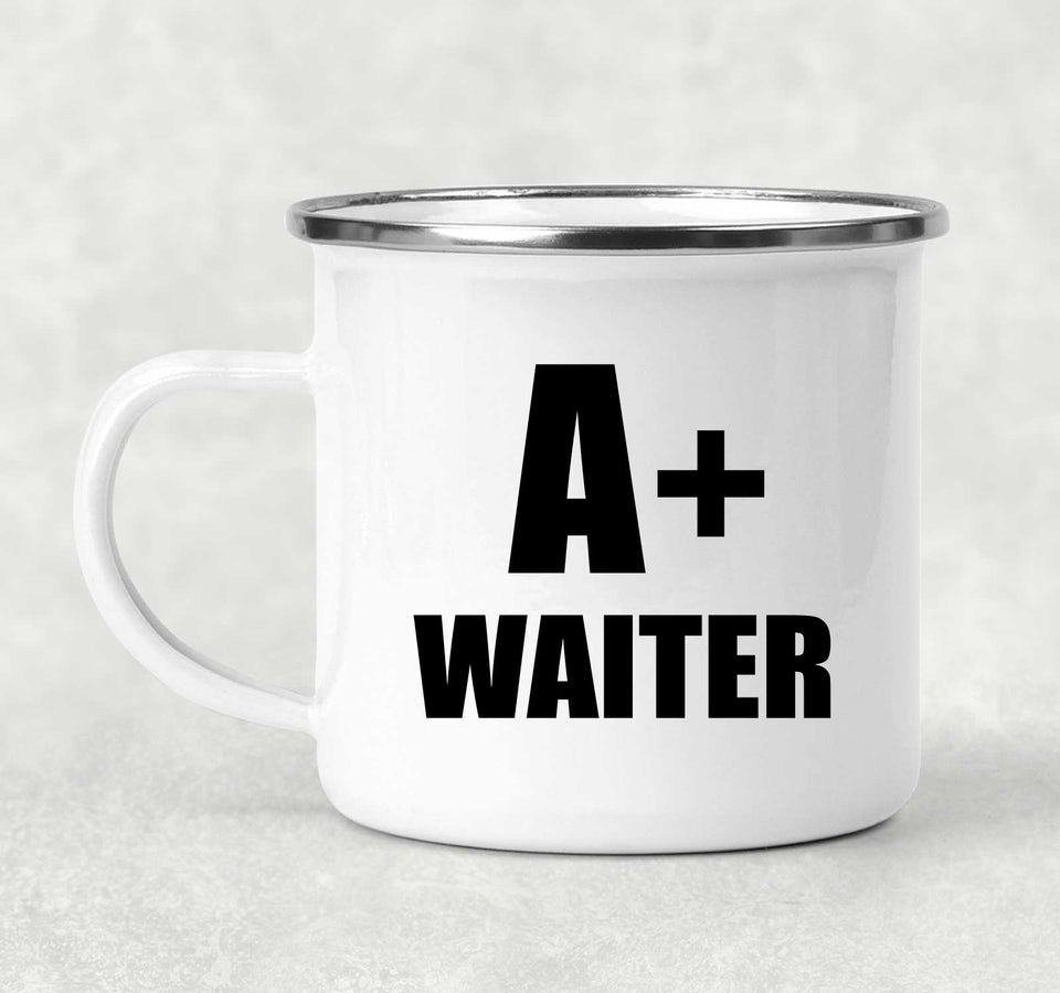 A+ Waiter - 12oz Camping Mug