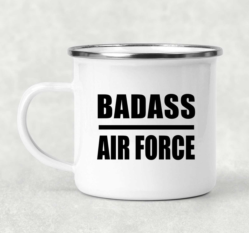 Badass Air Force - 12oz Camping Mug