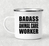 Badass Animal Care Worker - 12oz Camping Mug