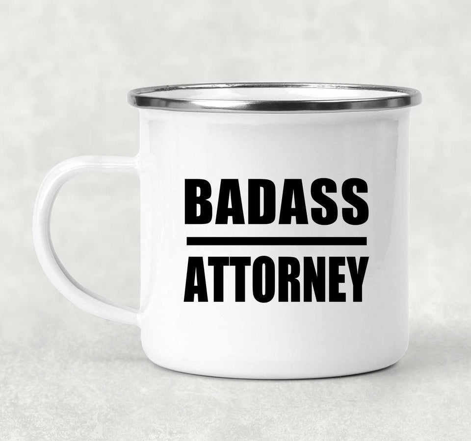 Badass Attorney - 12oz Camping Mug