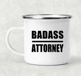 Badass Attorney - 12oz Camping Mug