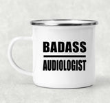 Badass Audiologist - 12oz Camping Mug