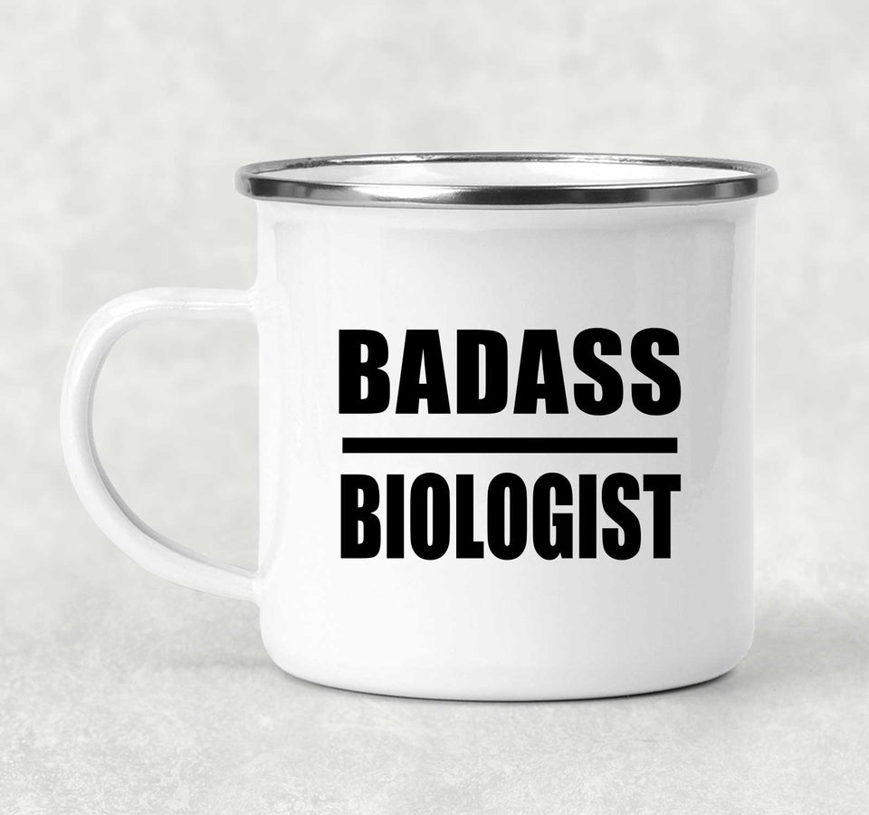 Badass Biologist - 12oz Camping Mug
