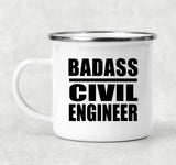 Badass Civil Engineer - 12oz Camping Mug