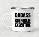 Badass Corporate Executive - 12oz Camping Mug