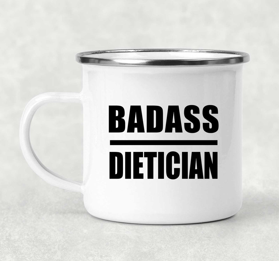 Badass Dietician - 12oz Camping Mug