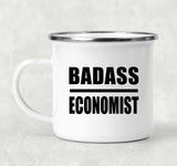 Badass Economist - 12oz Camping Mug